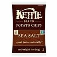 Kettle Brand Gourmet Potato Chips, Sea Salt, 2.0 Oz. Bag (24 Count)