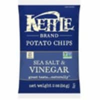 Kettle Sea Salt and Vinegar Potato Chips - 2 oz. bag, 24 per case