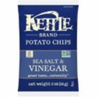 Kettle Sea Salt and Vinegar Potato Chips - 2 oz. bag, 24 per case