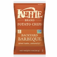 Kettle Foods Backyard Barbeque Potato Chips, 5 Ounce -- 8 per case.