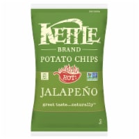 Kettle Foods Jalapeno Potato Chips, 5 Ounce -- 8 per case.