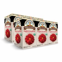 Newman's Own Organic English Breakfast Tea with 20 Tea Bags Per Box (6 Pack)