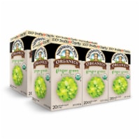 Newman's Own Organic Ginger Green Tea with 20 Individually Wrapped Tea Bags Per Box,Pack of 6