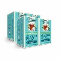 Southern Breeze Decaf Cold Brew Sweet Tea Original Iced Tea with 20 Tea Bags, Pack of 4