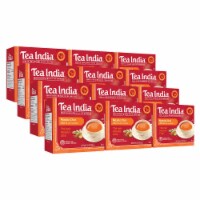 Tea India Masala Chai Tea with 80 Round Teabags Pack of 12