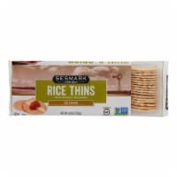 Sesmark Foods Rice Thins - Sesame - Case Of 12 - 4.25 Oz.