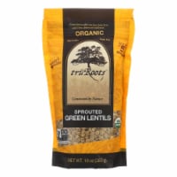 Truroots Organic Green Lentils - Sprouted - Case of 6 - 10 oz. Perspective: Main