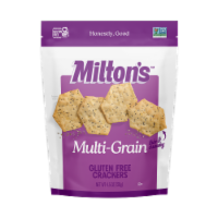 Miltons Gluten Free Baked Crackers - Multi Grain - Case of 12 - 4.5 oz.