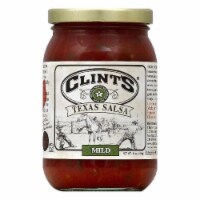 Clints Mild Texas Salsa, 16 OZ (Pack of 6)