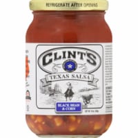 Clints Black Bean and Corn Salsa, 16 OZ (Pack of 6)