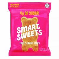 Smart Sweets Fruity Gummy Bears 4g of Sugar Per Bag, 1.8oz Pack of 12)