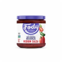 Fody Foods Gut Friendly No Onion No Garlic Medium Sala 16oz (Pack of 6)