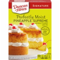 Duncan Hines® Signature Perfectly Moist Pineapple Supreme Cake Mix Case Sale Perspective: Main