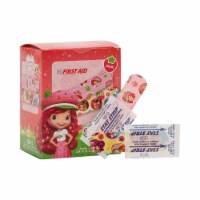 American White Cross Stat Strip Adhesive Bandages, Strawberry Shortcake Design - 100 Count