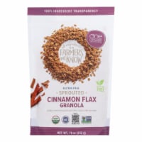 One Degree Organic Foods Cinnamon Flax Granola Sprouted Oat