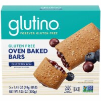 Glutino Blueberry Acai Oven Baked Breakfast Bars