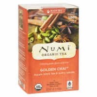 Numi Golden Chai Spiced Assam Black Tea-18 Tea Bags-Case Of 6