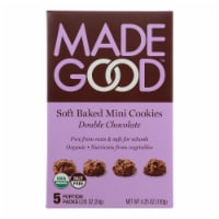MadeGood™ Organic Double Chocolate Soft Baked Mini Cookies (6 Pack)