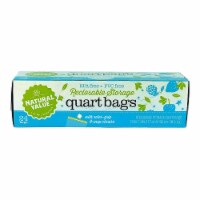 Natural Value - Storage Bags Qt Reclsable - Case of 12 - 24 CT