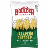 Boulder Canyon Jalapeno Cheddar Kettle Chips, 1.5 Ounce -- 55 per case.