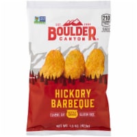 Boulder Canyon Hickory Barbeque Potato Chips, 1.5 Ounce -- 55 per case.