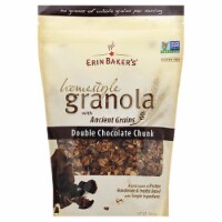 Erin Bakers Double Chocolate Chunk Homestyle Granola, 12 OZ (Pack of 6)