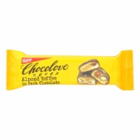 Chocolove Xoxox - Bar - Almond Toffee - Dark Chocolate - Case of 12 - 1.41 oz