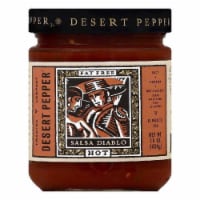 Desert Pepper Hot Diablo Salsa, 16 OZ (Pack of 6)