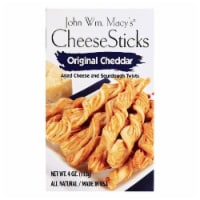 John Wm Macys Original Cheddar CheeseSticks, 4 OZ (Pack of 8)