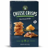 John WM. Macy's Chesse Crisps Rosemary & Cheddar , 4.5 oz ( Pack of 8)