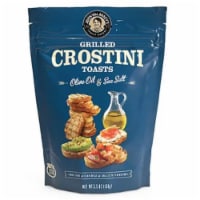 John WM. Macy's Grilled Crostini Toasts Olive Oil & Sea Salt, 5.5 oz ( Pack of 9)