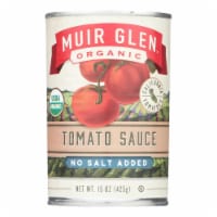 Muir Glen Tomato Sauce No Salt Added - Tomato - Case of 12 - 15 fl oz.