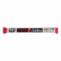 Rj'S Licorice Licorice - Raspberry - Soft Eating - Case Of 25 - 1.4 Oz