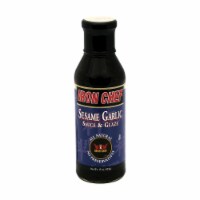 Iron Chef Sauce and Glaze - Sesame Garlic - Case of 6 - 15 oz.