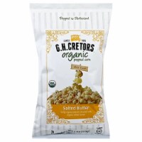 G.H Cretors  Organic Popcorn Salted Butter, 4oz (Pack of 12)