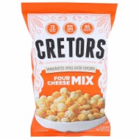 Cretors HandCrafted Small- Batch Popcorn Four Cheese Mix, 5oz (Pack of 12)