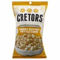 G.H Cretors Popcorn Honey Butter Kettle Corn , 7.5oz (Pack of 12)