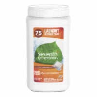 Seventh Generation Fresh Citrus & Sandalwood Scent Laundry Detergent Packs Perspective: Main