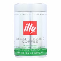 Illy Caffe Coffee Coffee Espresso and Drip Ground Medium Roast - Decaf - 8.8 oz - case of 6