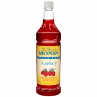 Monin O Free Raspberry Syrup, 1 Liter -- 4 per case.