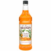 Monin Candied Orange Flavoured Syrup, Plastic Bottle, 1 Liter -- 4 per case.