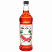 Watermelon Flavor Syrup, Plastic Bottle, 1 Liter -- 4 Case