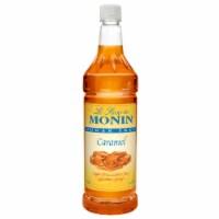 Monin Sugar Free Caramel Flavor Syrup, 1 Liter -- 4 per case.