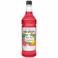 Monin Ruby Red Grapefruit Syrup, 1 Liter -- 4 per case.