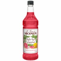 Monin Ruby Red Grapefruit Syrup, 1 Liter -- 4 per case.