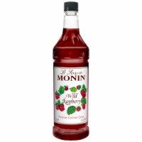Monin Wild Raspberry Syrup, 1 Liter -- 4 per case.