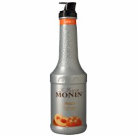 Monin Peach Fruit Puree, 1 Liter -- 4 per case.