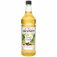 Monin French Vanilla Syrup, 1 Liter -- 4 per case.