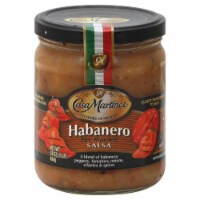 Casa Martinez Hot Habanero Fire Roasted Salsa, 16 Oz (Pack of 6)