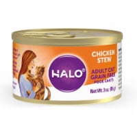 Halo Natural Chicken Stew Grain Free Adult Wet Cat Food